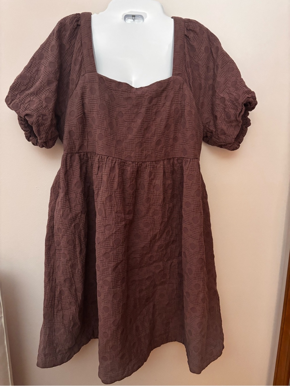 Madewell mauve midi dress